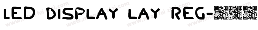Led Display lay Reg字体转换